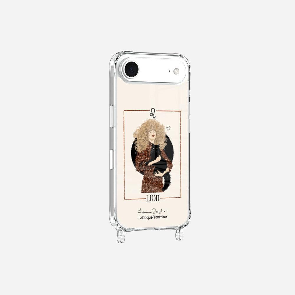 Coque LUDIVINE JOSEPHINE X LCF Anneaux Imprimee Lion