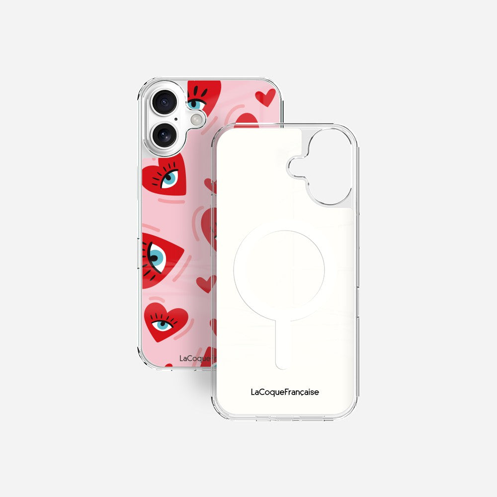 Coque Sans Anneaux Imprimee Yeux D'amour - 22