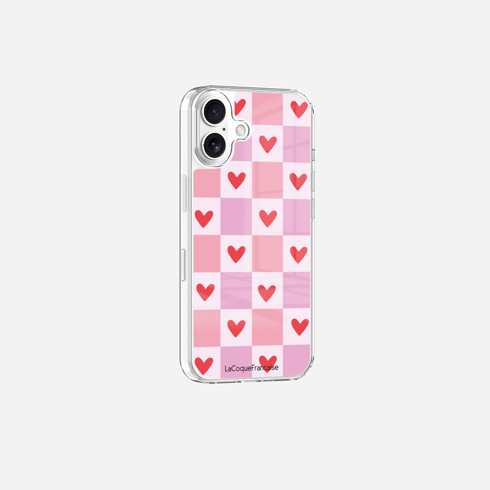 Heart Plaid Printed Ringless Case