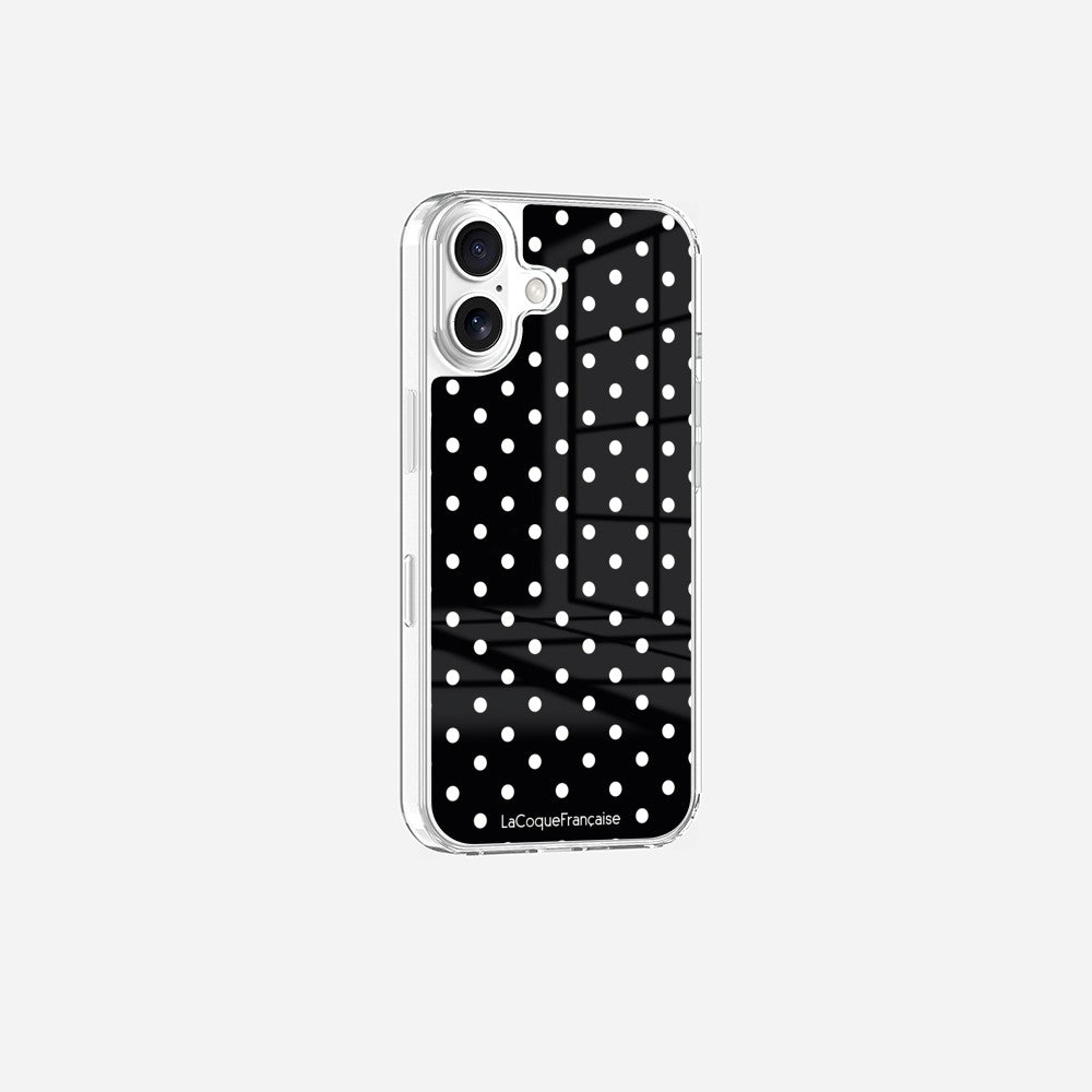 Coque Sans Anneaux Imprimee Pois Blanc - 7