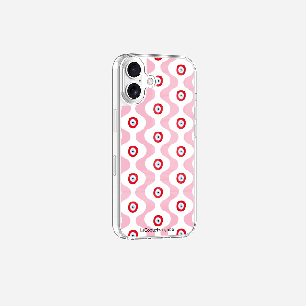 Coque Sans Anneaux Imprimee Vagues Rose - 8
