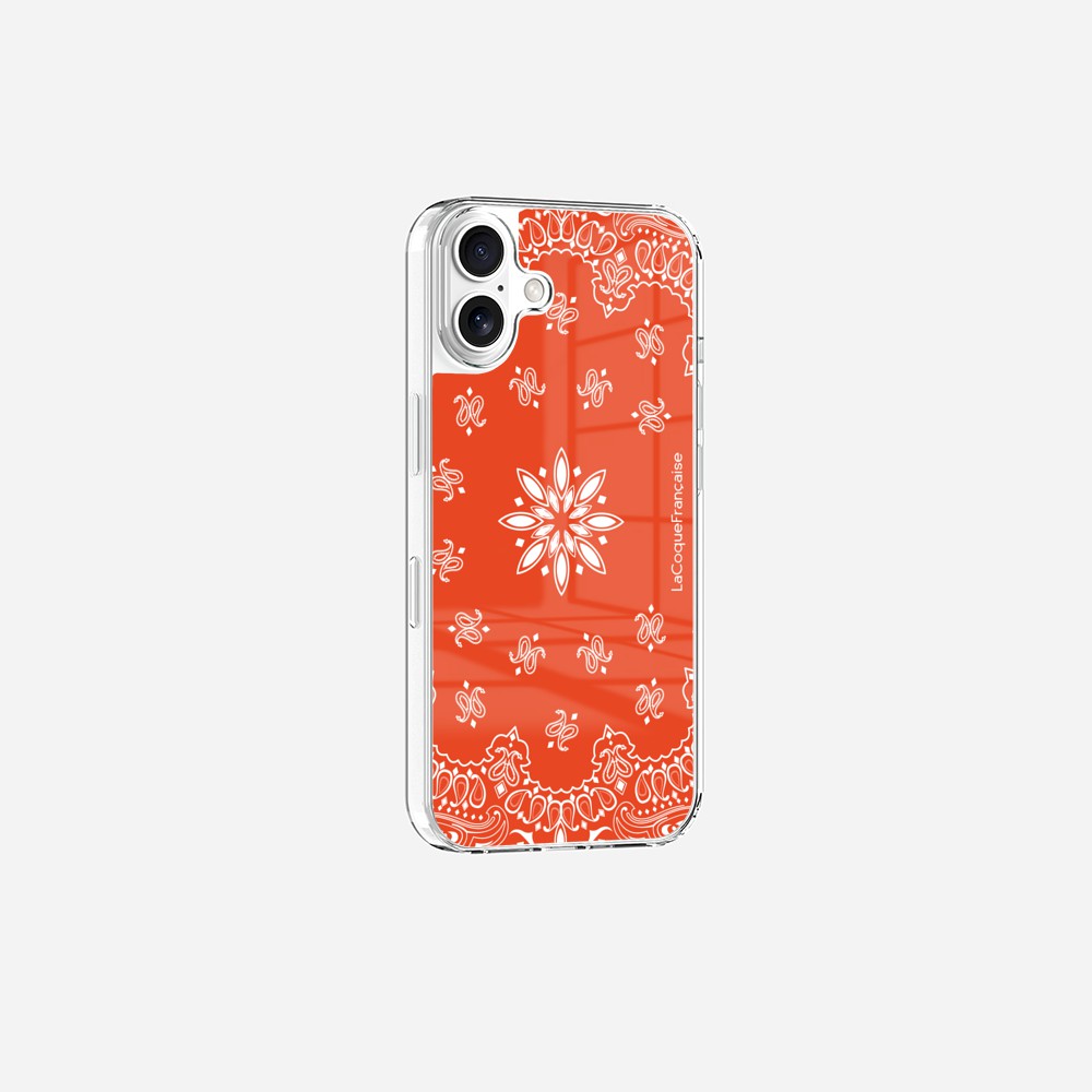 Coque Sans Anneaux Imprimee Bandana Orange - 9