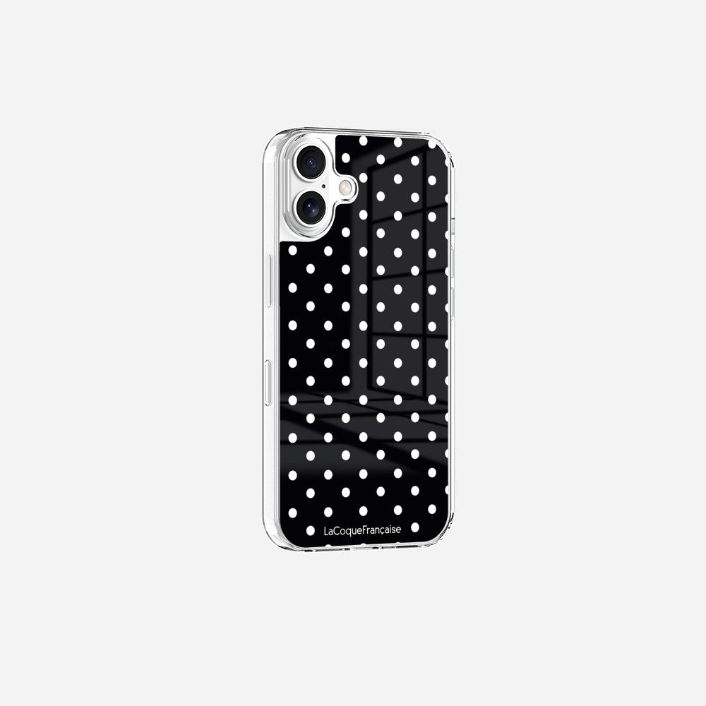 Coque Sans Anneaux Imprimee Pois Blanc - 8
