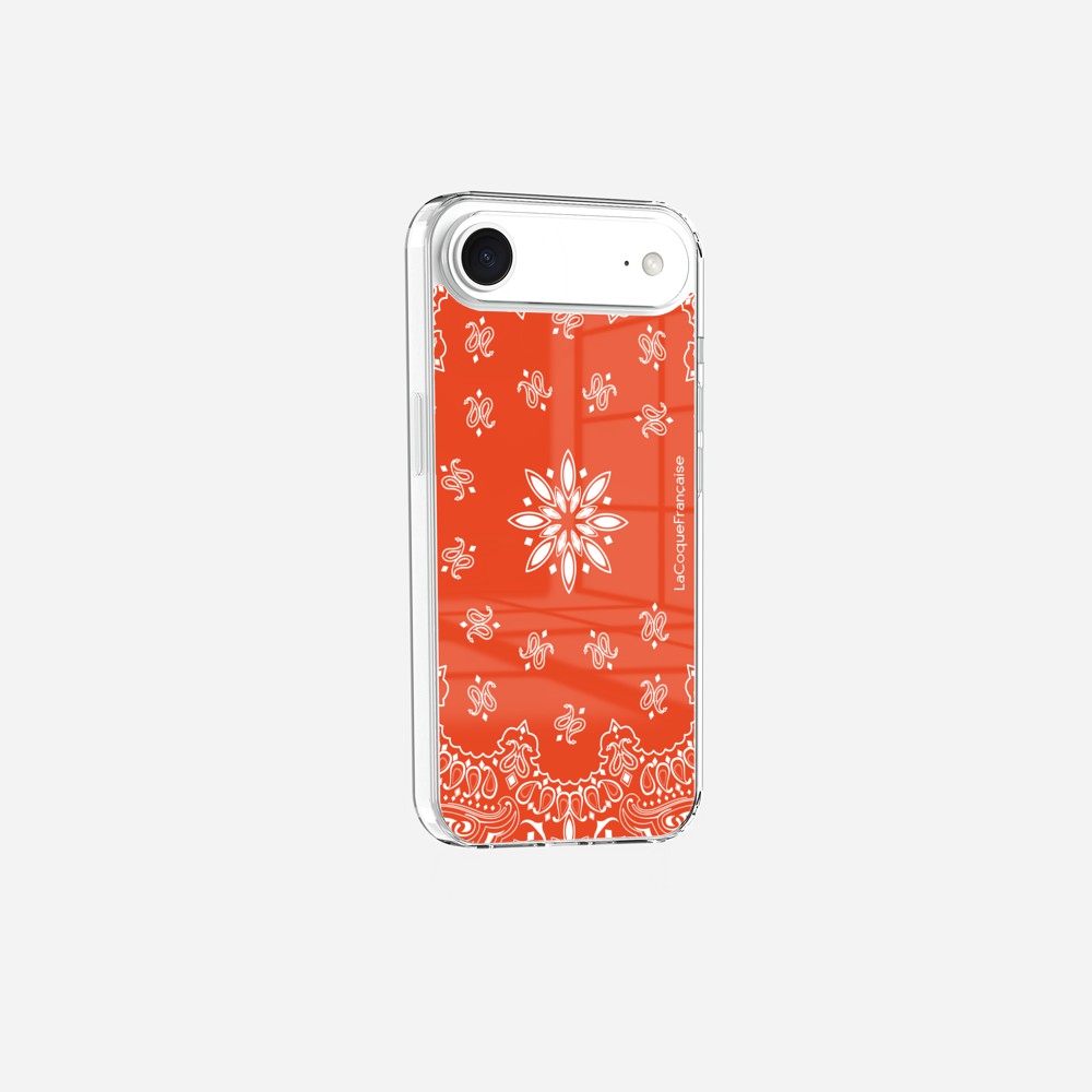 Coque Sans Anneaux Imprimee Bandana Orange