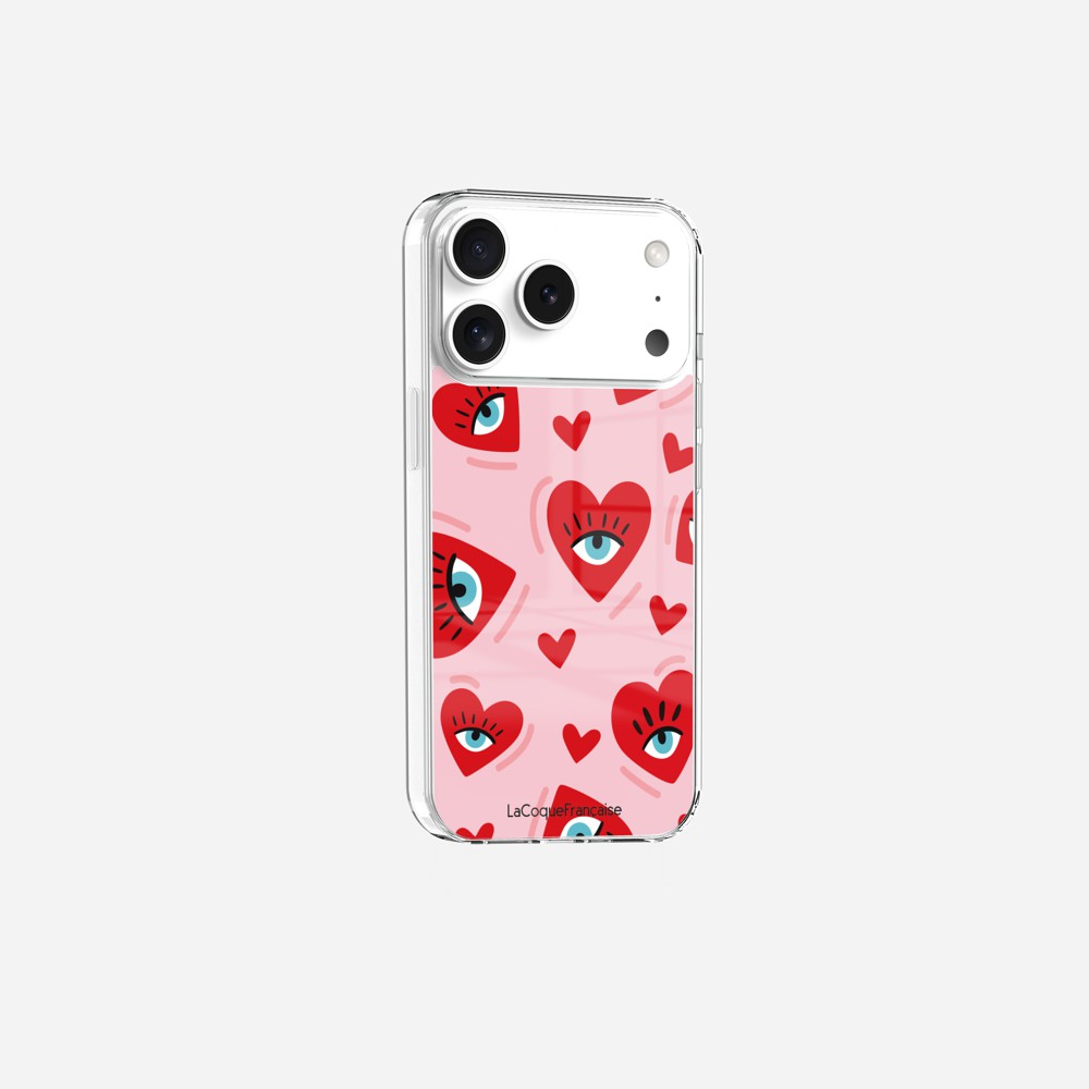 Coque Sans Anneaux Imprimee Yeux D'amour