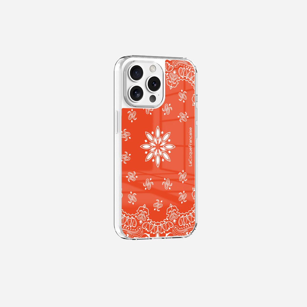 Coque Sans Anneaux Imprimee Bandana Orange - 11