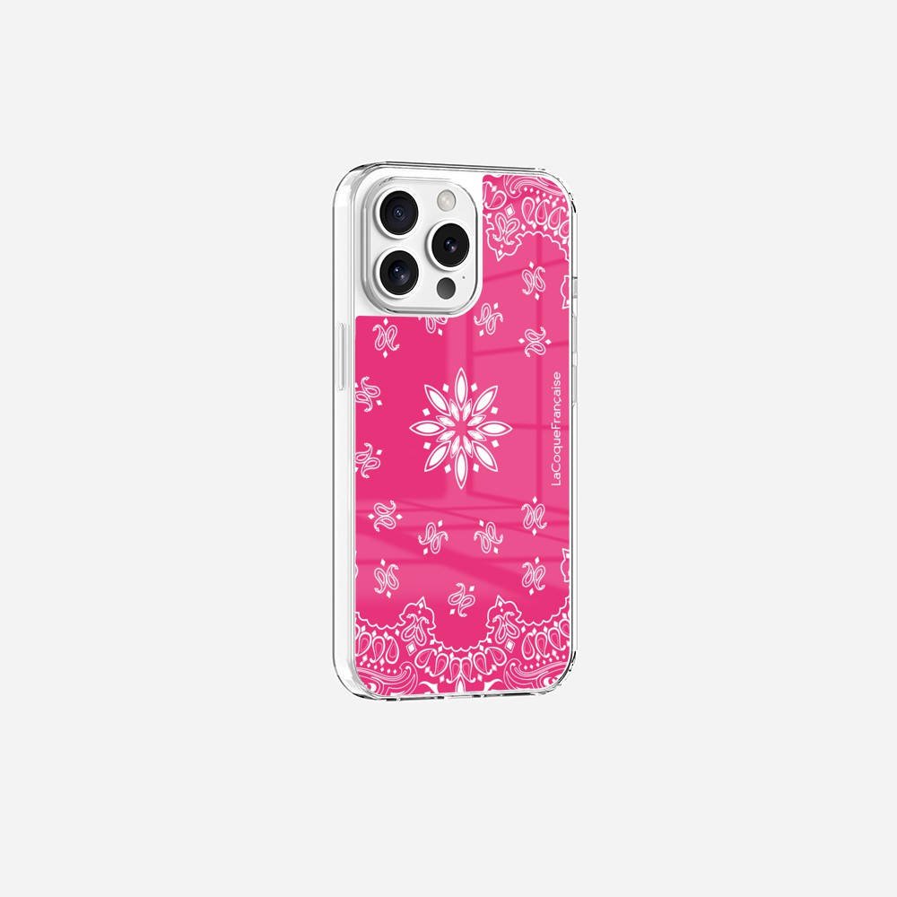 Coque Sans Anneaux Imprimee Bandana Rose 2 - 11