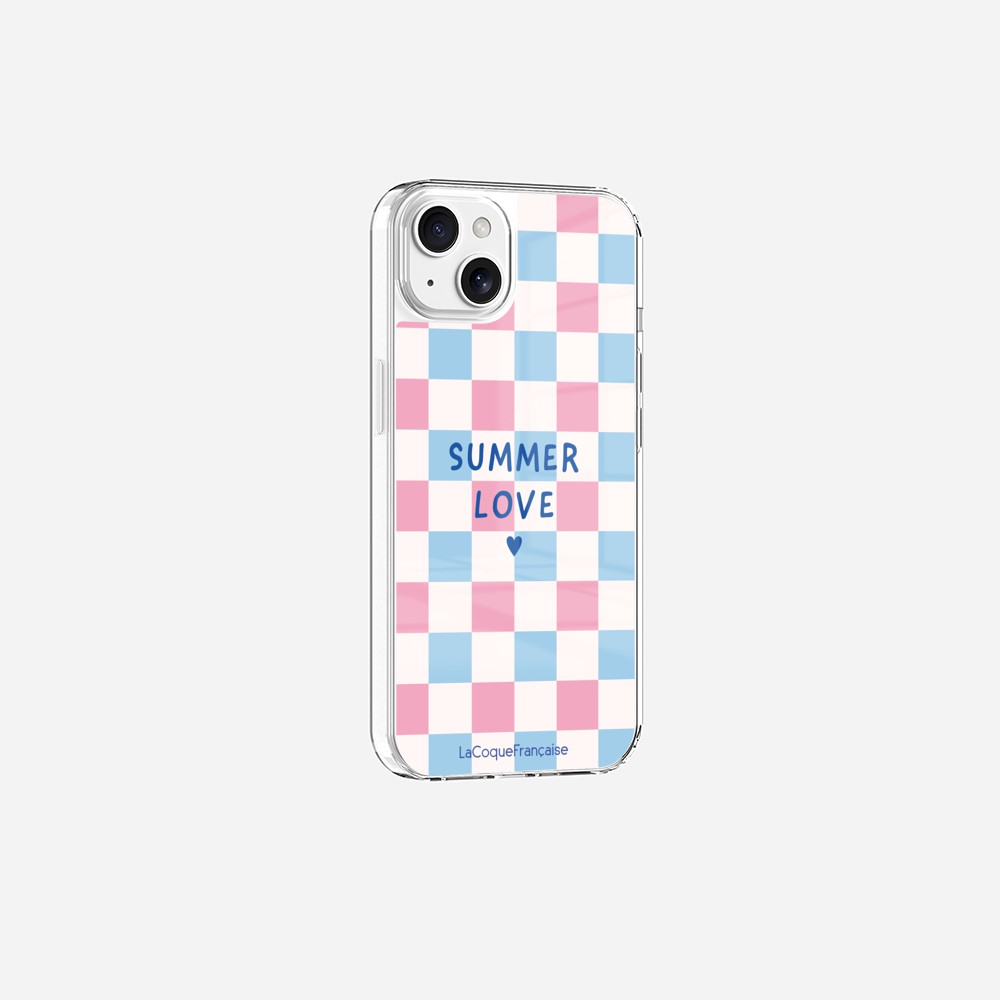 Coque Sans Anneaux Imprimee Summer Love Bleu - 17