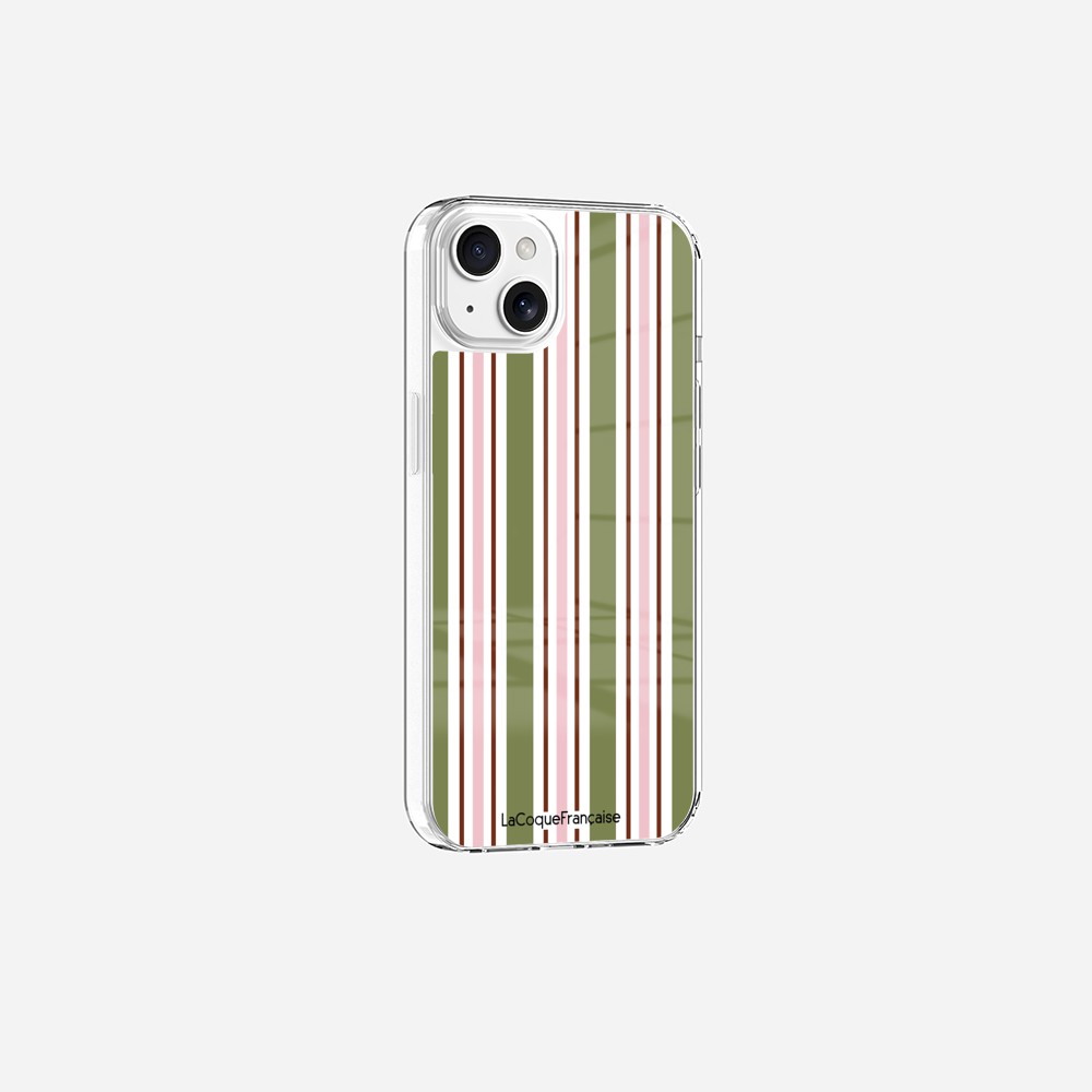 Coque Sans Anneaux Imprimee Rayure Kaki - 16