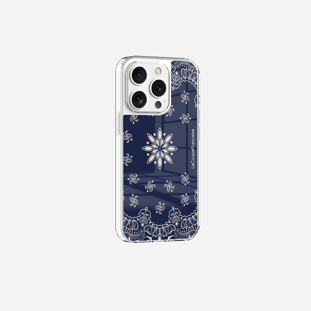 Coque Sans Anneaux Imprimee Bandana Marine - 18