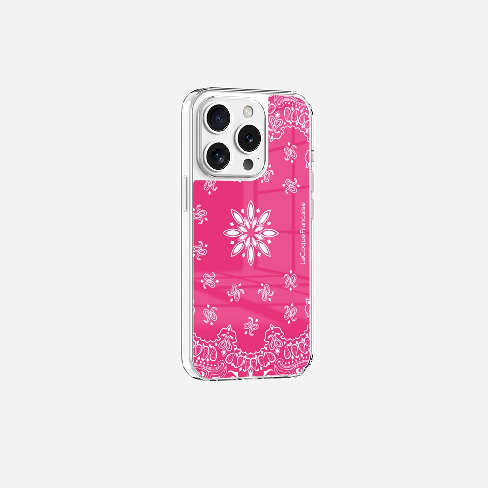 Coque Sans Anneaux Imprimee Bandana Rose 2 - 18
