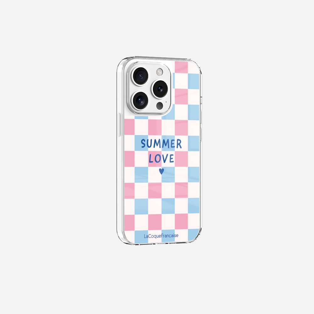 Coque Sans Anneaux Imprimee Summer Love Bleu - 18