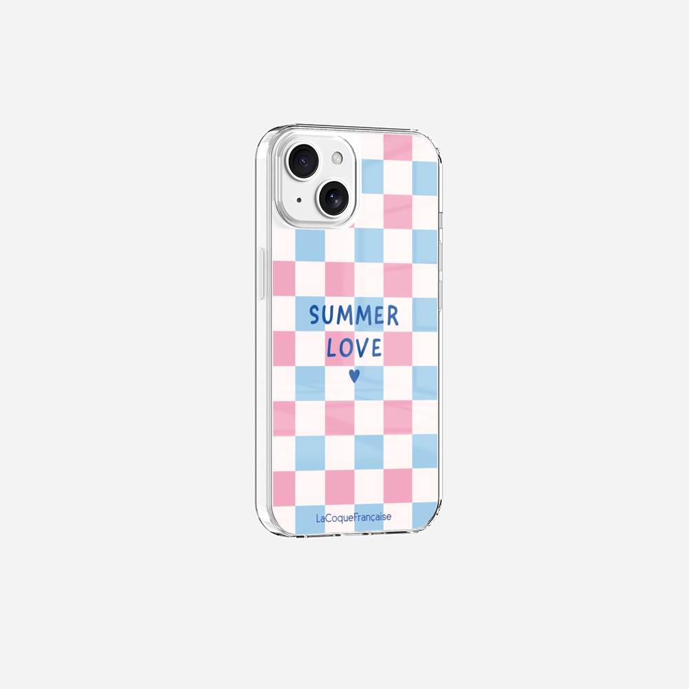 Coque Sans Anneaux Imprimee Summer Love Bleu - 20