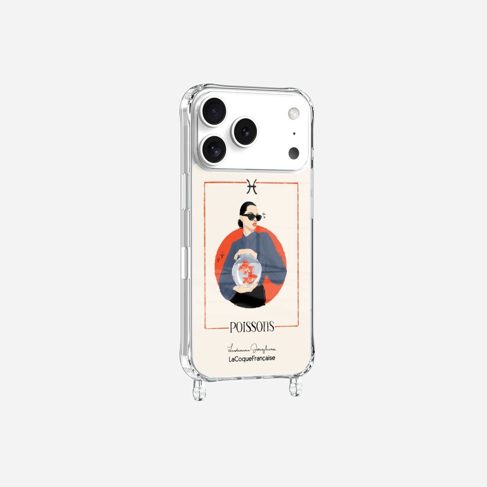 Coque LUDIVINE JOSEPHINE X LCF Anneaux Imprimee Poisson