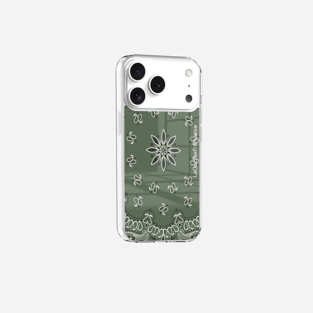 Coque Sans Anneaux Imprimee Bandana Kaki - 21