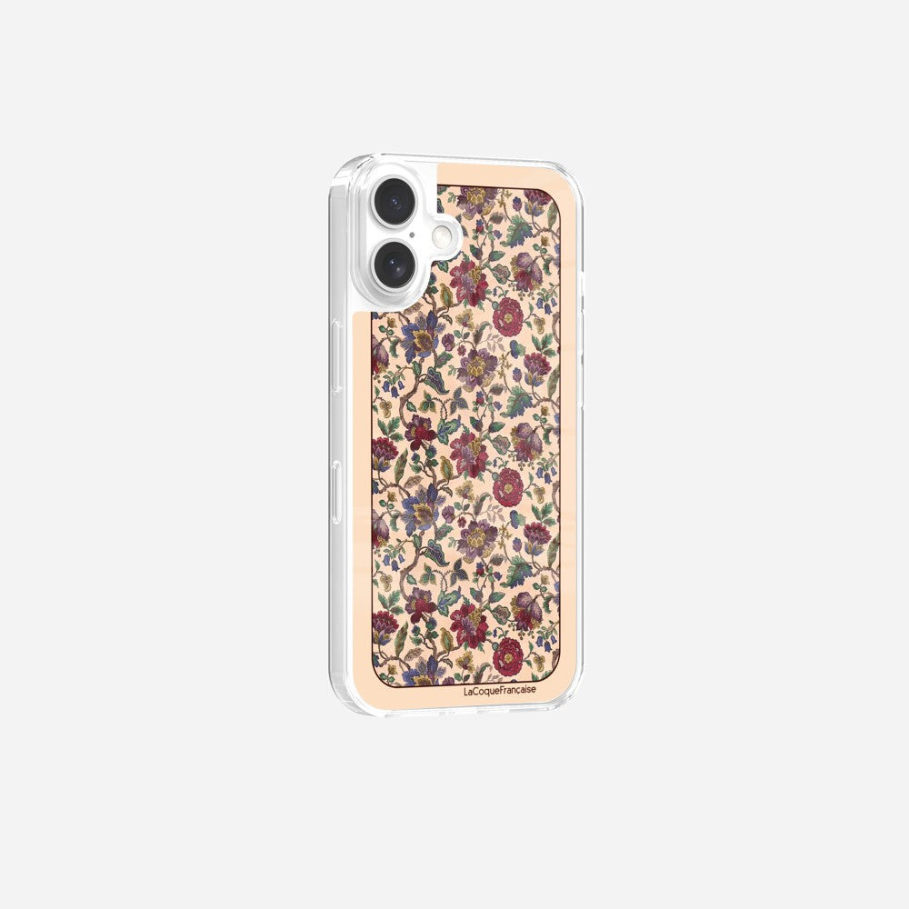 Coque Sans Anneaux Imprimee Foulard Fleurs Rouges - 6
