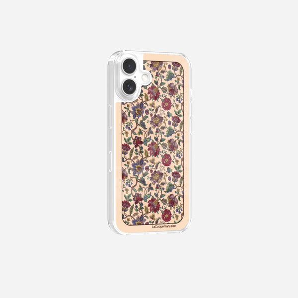 Coque Sans Anneaux Imprimee Foulard Fleurs Rouges - 6