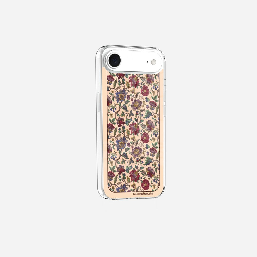 Coque Sans Anneaux Imprimee Foulard Fleurs Rouges - 5