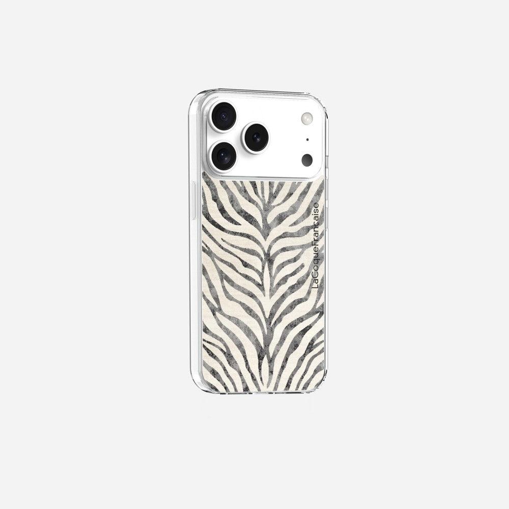Coque Sans Anneaux Imprimee Zebre Noir - 20