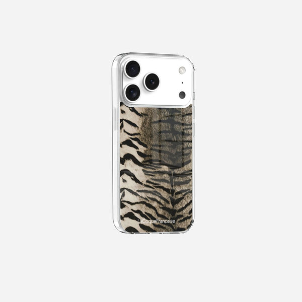 Coque Sans Anneaux Imprimee Zebre Gris - 20