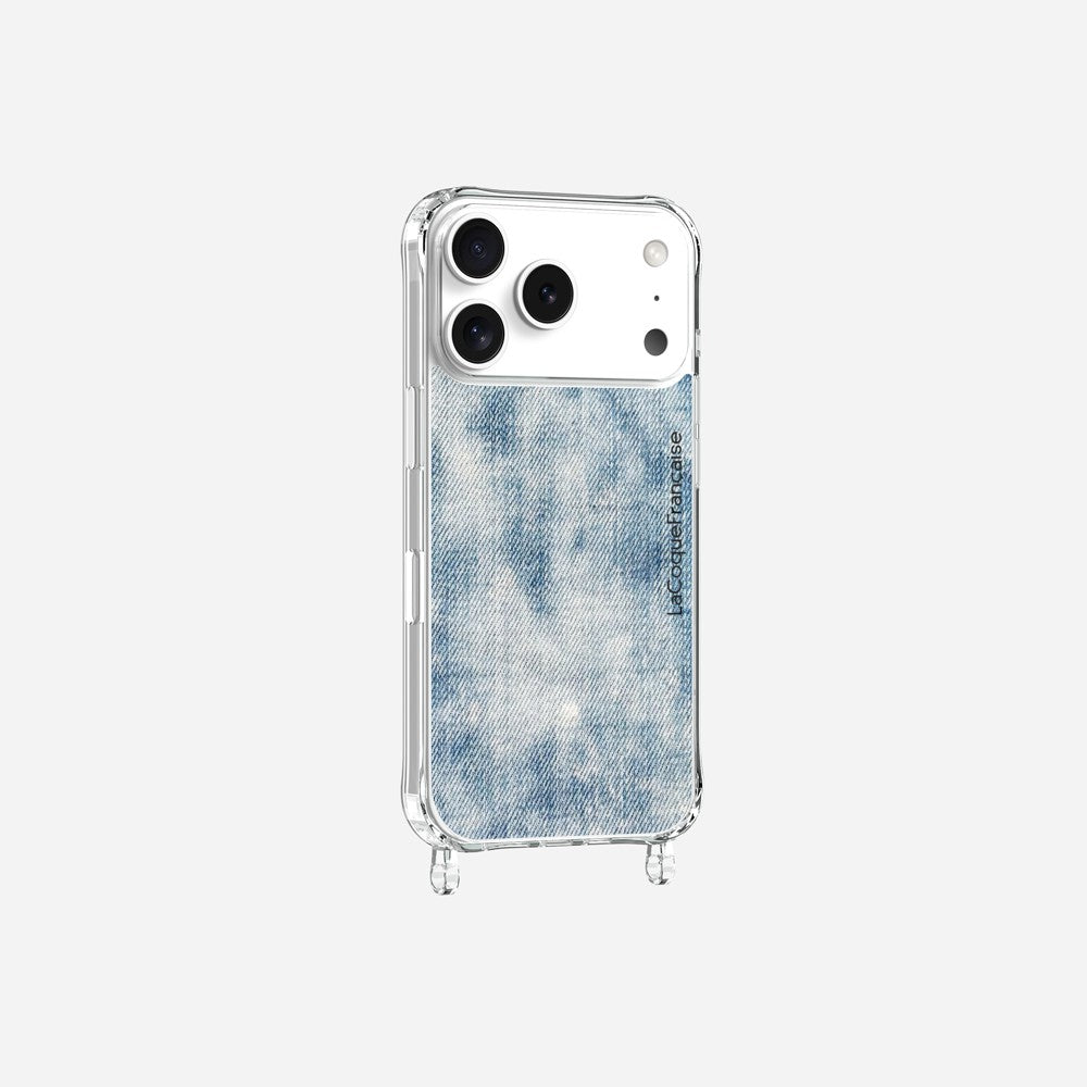 Coque Anneaux Imprimee Jean Bleu - 28