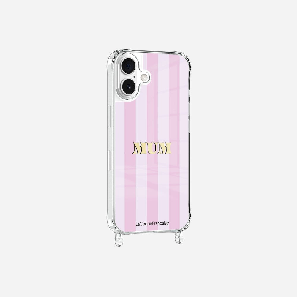 Coque Anneaux Imprimee Mum - Rose Et Parme - 6