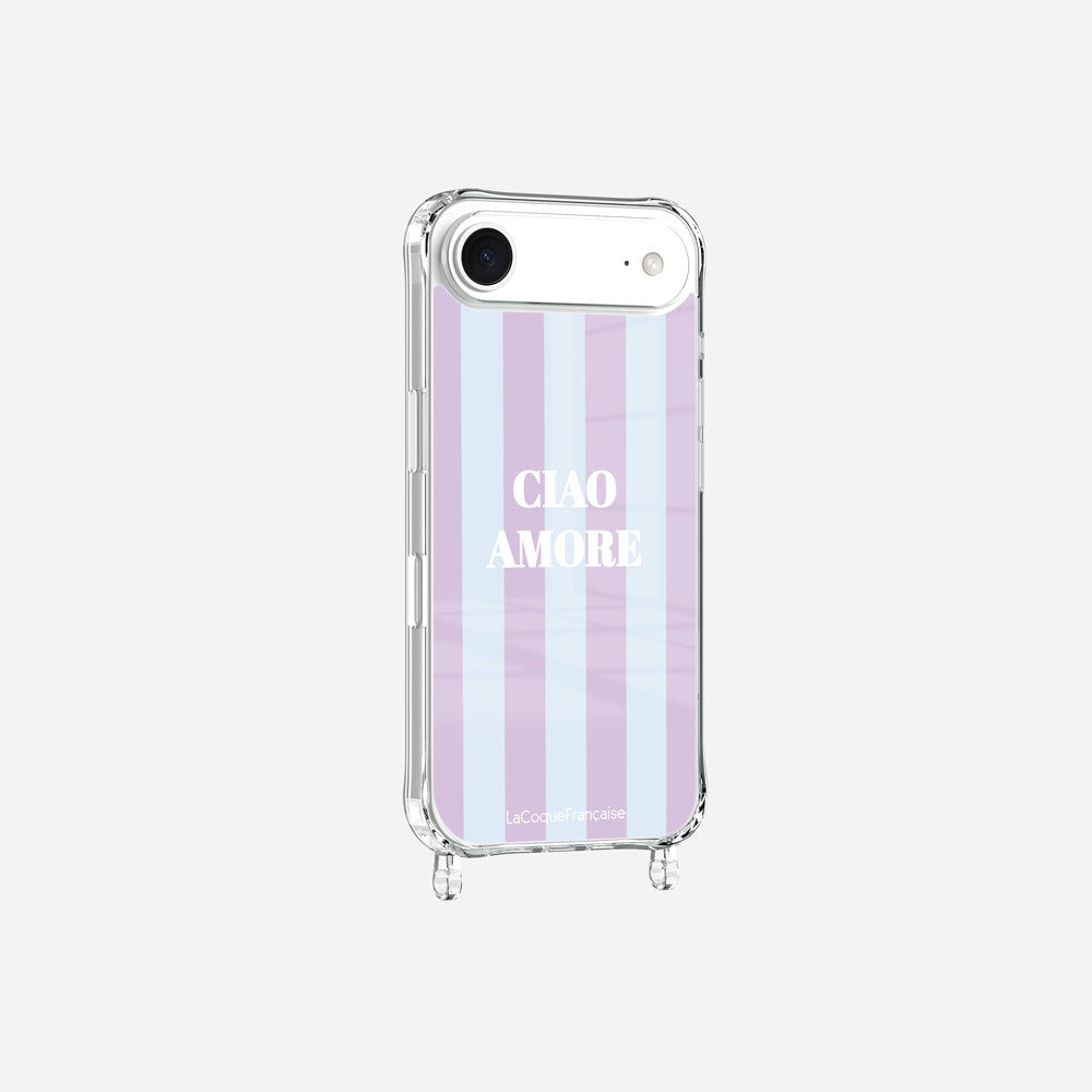 Coque Anneaux Imprimee Ciao Amore Violet - 31