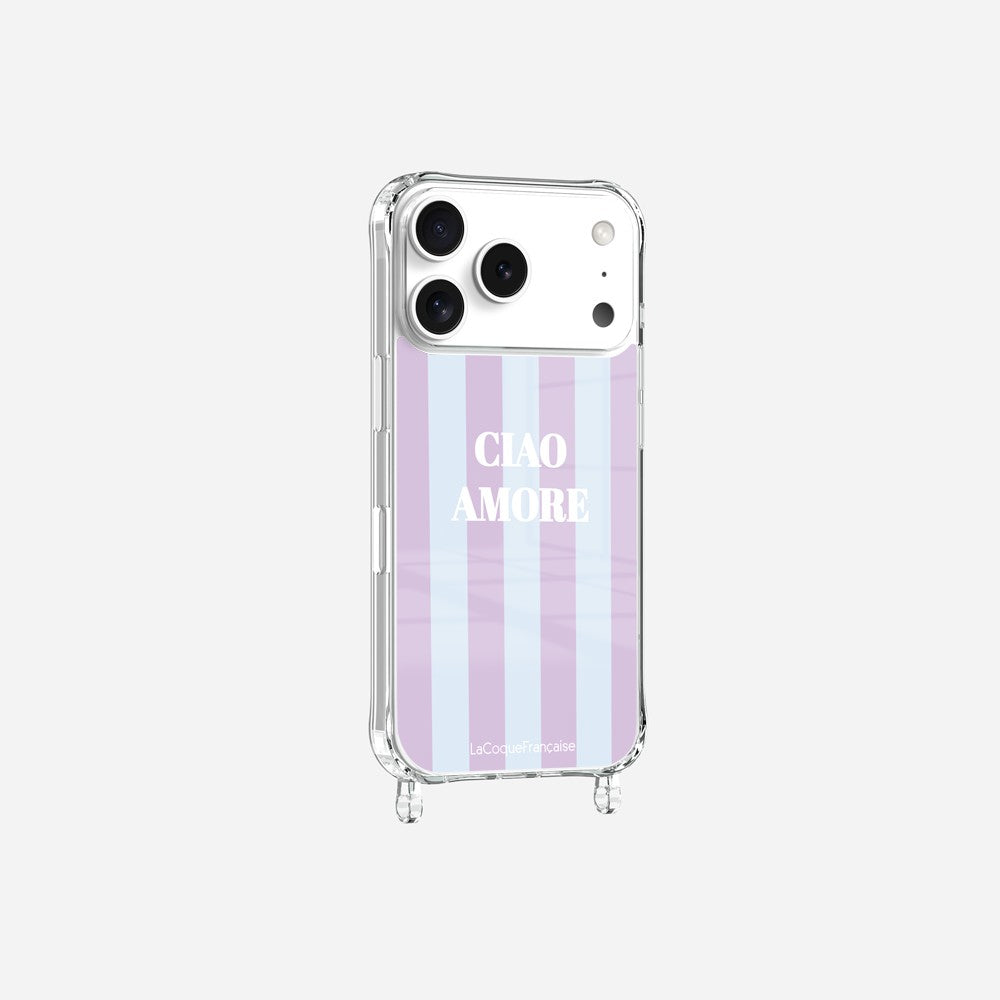 Coque Anneaux Imprimee Ciao Amore Violet - 29
