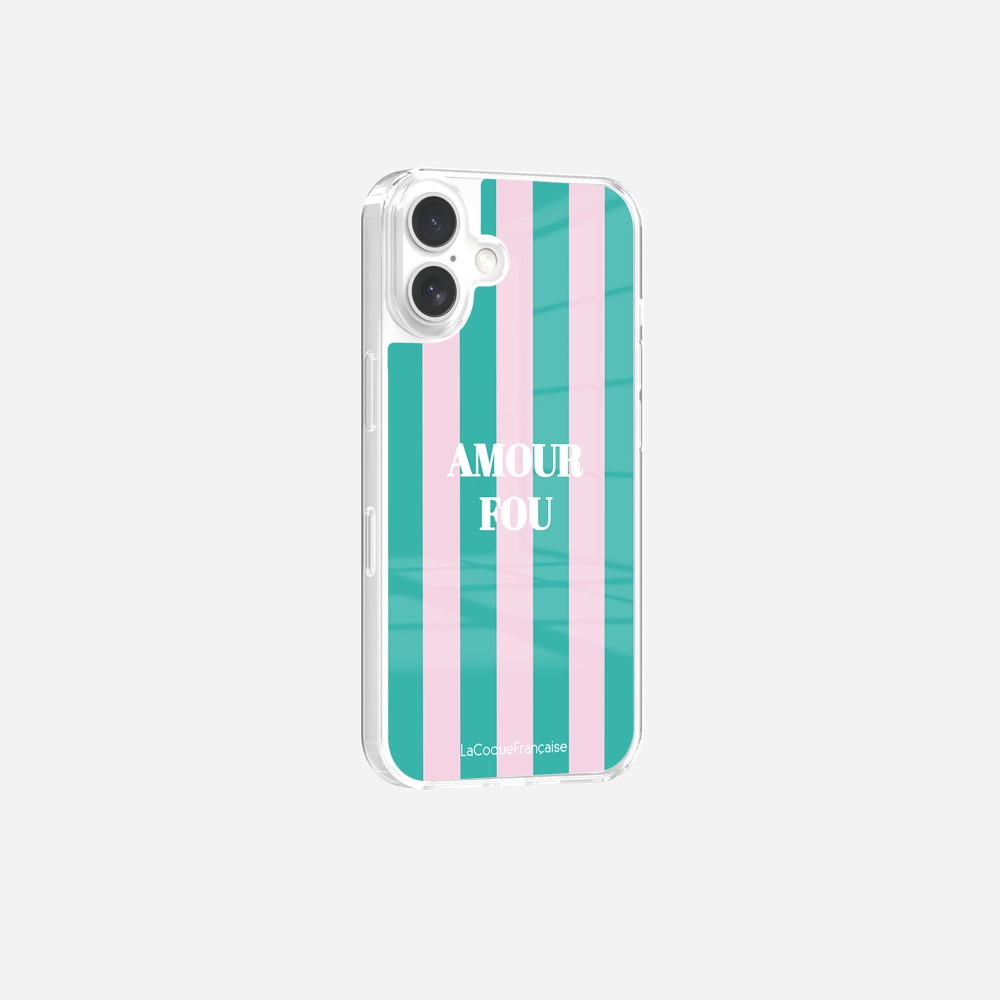 Coque Sans Anneaux Imprimee Amour Fou Rose - 5