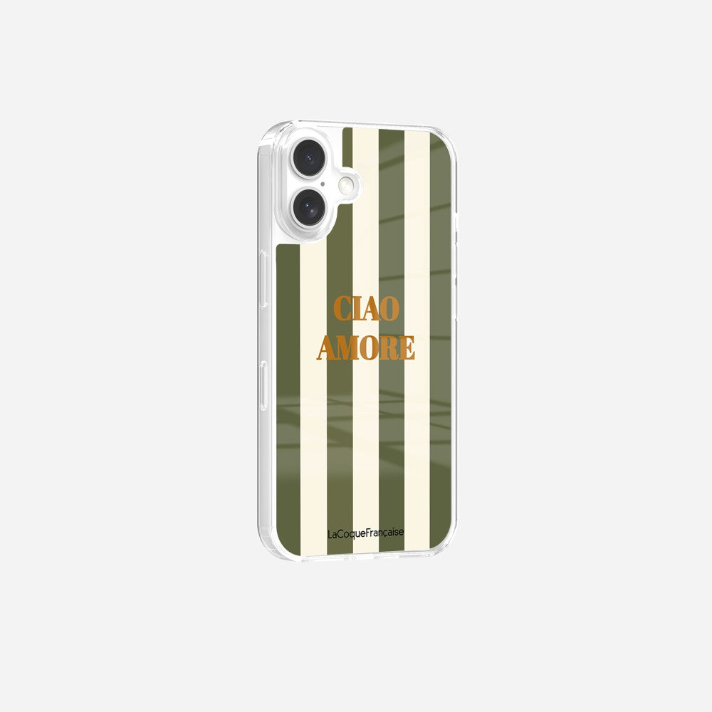 Coque Sans Anneaux Imprimee Ciao Amore Kaki - 6