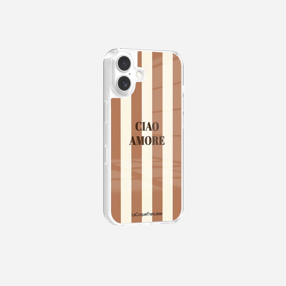 Coque Sans Anneaux Imprimee Ciao Amore Beige - 6
