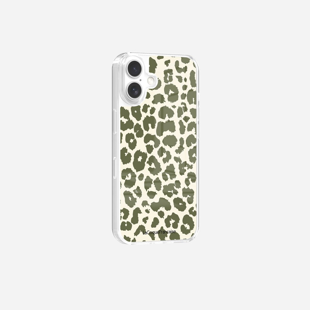 Coque Sans Anneaux Imprimee Leopard Kaki - 5