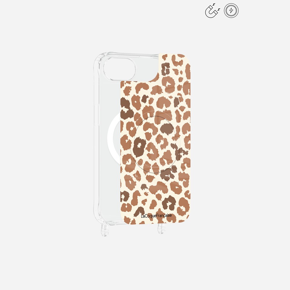 Plaque Magnetique Imprimee Leopard Marron