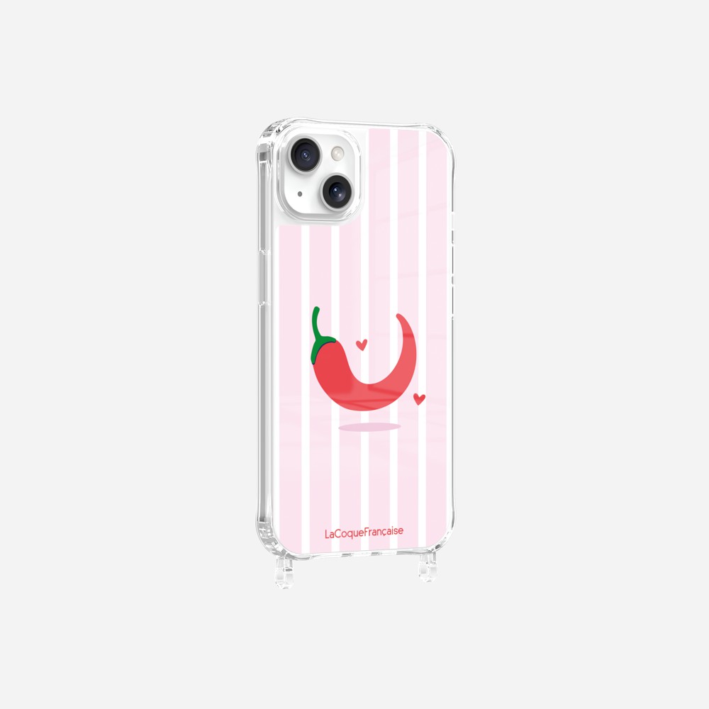 Coque Anneaux Imprimee Piment Rayure - 17