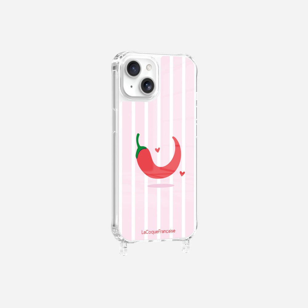 Coque Anneaux Imprimee Piment Rayure - 16