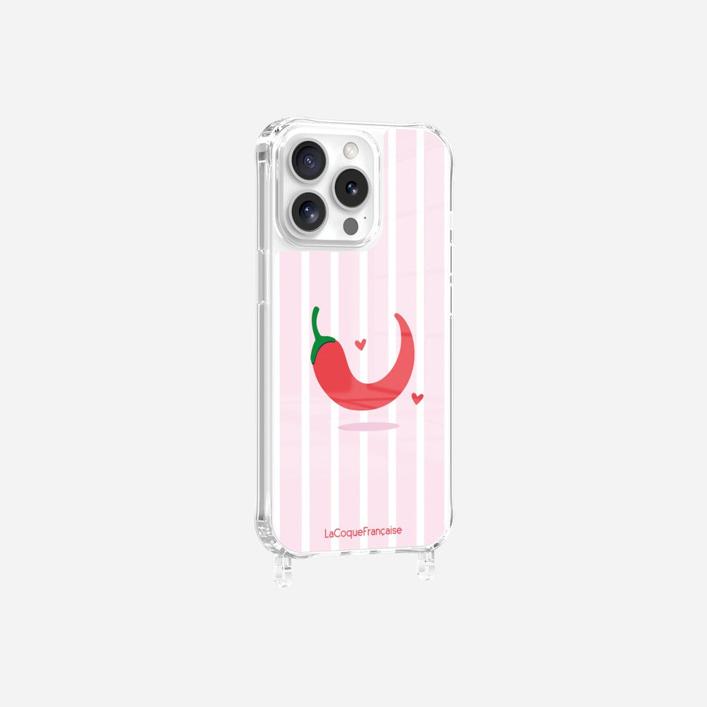 Coque Anneaux Imprimee Piment Rayure - 18