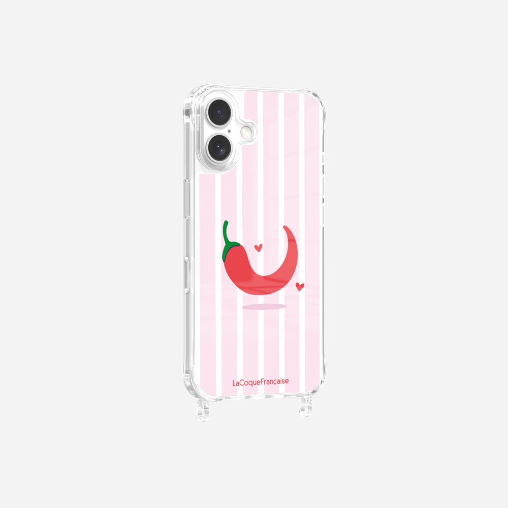 Coque Anneaux Imprimee Piment Rayure - 8