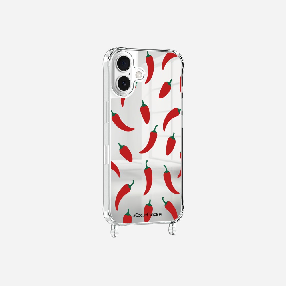 Coque Anneaux Miroir Imprimee Piments - 5