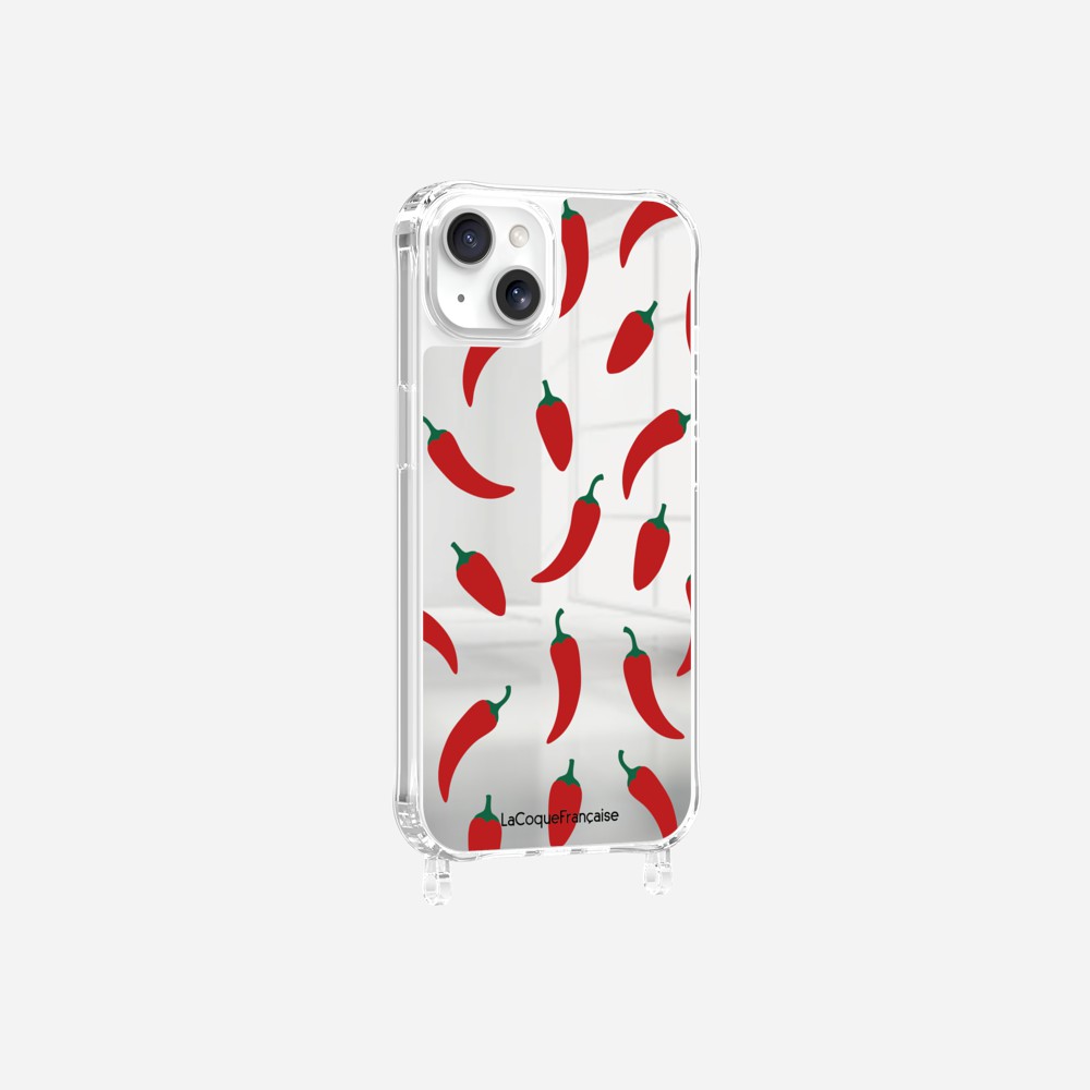 Coque Anneaux Miroir Imprimee Piments - 17