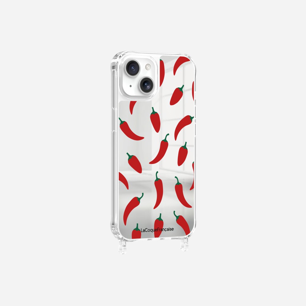 Coque Anneaux Miroir Imprimee Piments - 16