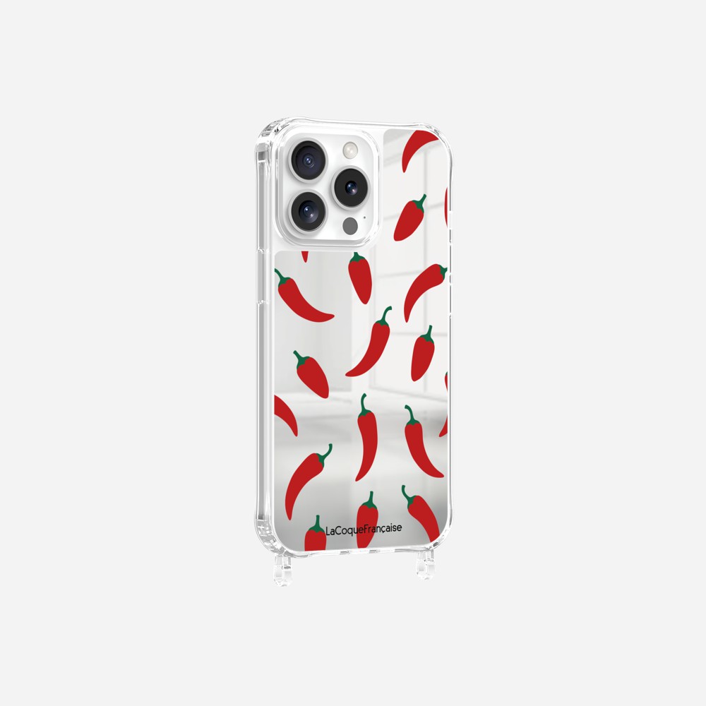 Coque Anneaux Miroir Imprimee Piments - 18