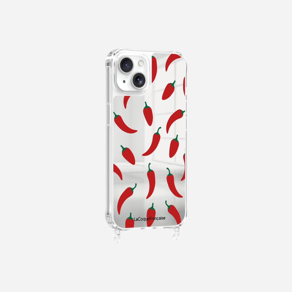 Coque Anneaux Miroir Imprimee Piments - 20
