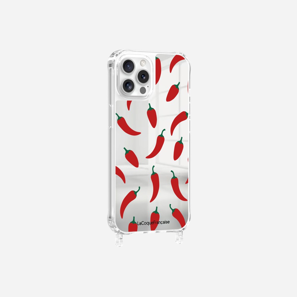 Coque Anneaux Miroir Imprimee Piments - 22