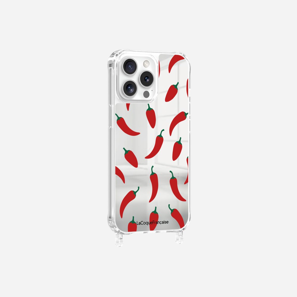 Coque Anneaux Miroir Imprimee Piments - 11