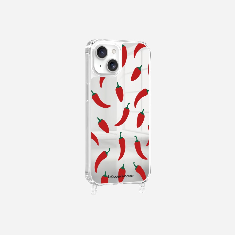 Coque Anneaux Miroir Imprimee Piments - 12
