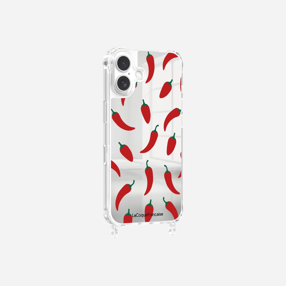 Coque Anneaux Miroir Imprimee Piments - 8