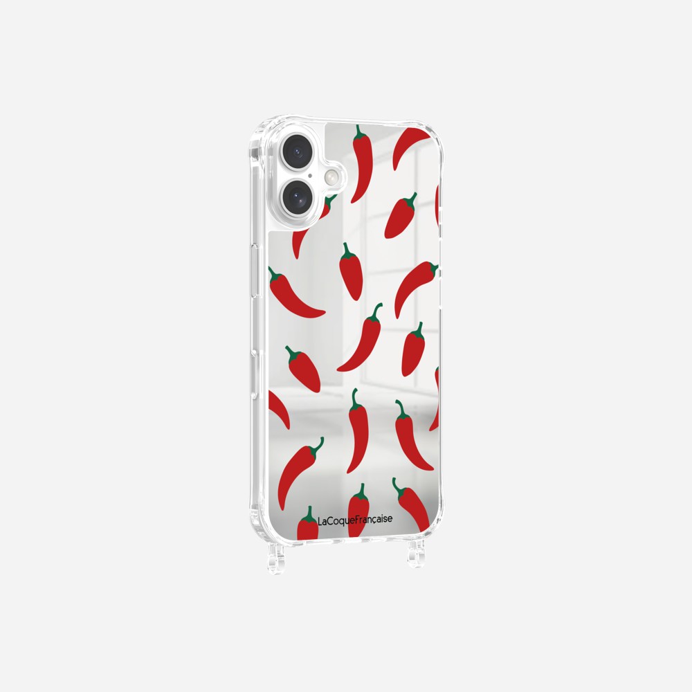 Coque Anneaux Miroir Imprimee Piments - 9