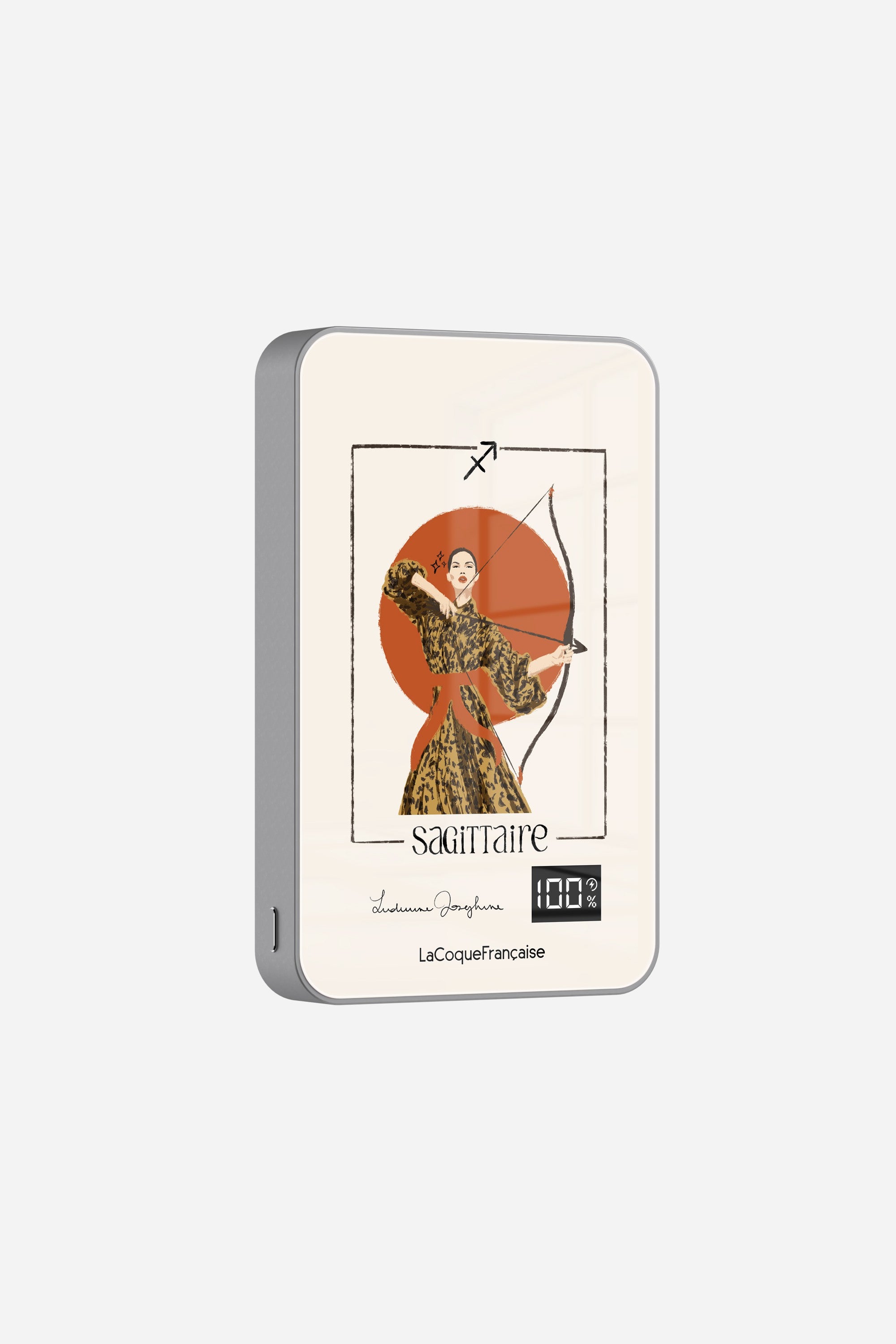 Batterie Magsafe LUDIVINE JOSEPHINE X LCF Sagittaire Beige 10 000 Mah