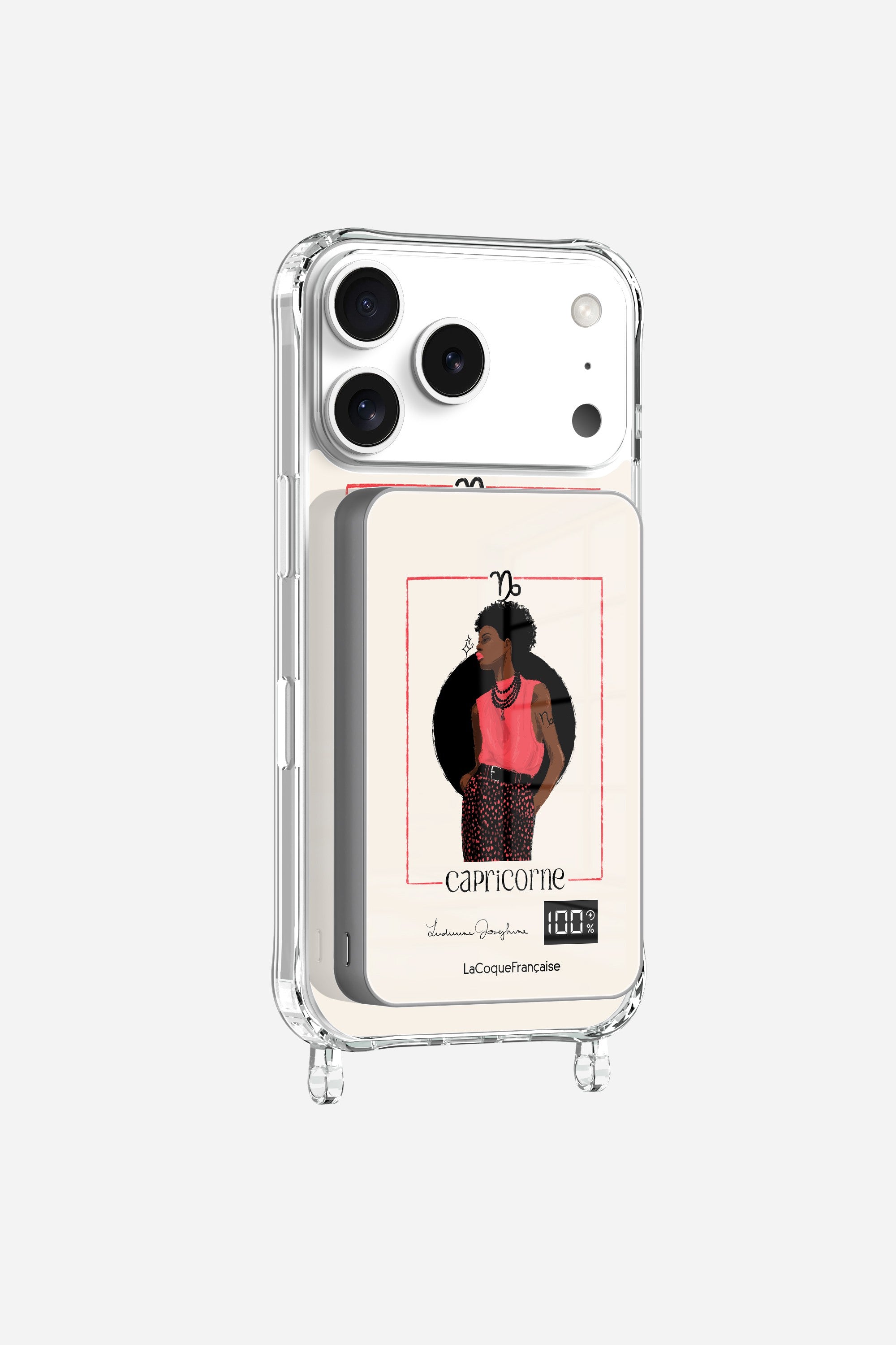 Batterie Magsafe LUDIVINE JOSEPHINE X LCF Capricorne Beige 10 000 Mah