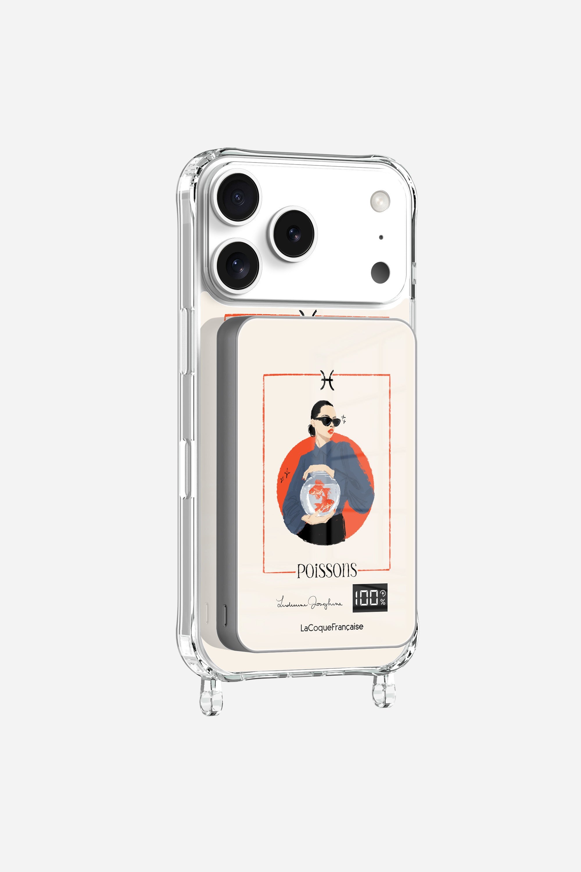 Batterie Magsafe LUDIVINE JOSEPHINE X LCF Poisson Beige 10 000 Mah